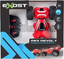 Трюковая машинка Exost Mini Revolt с дистанционным управлением, красная цена и информация | Игрушки для мальчиков | kaup24.ee