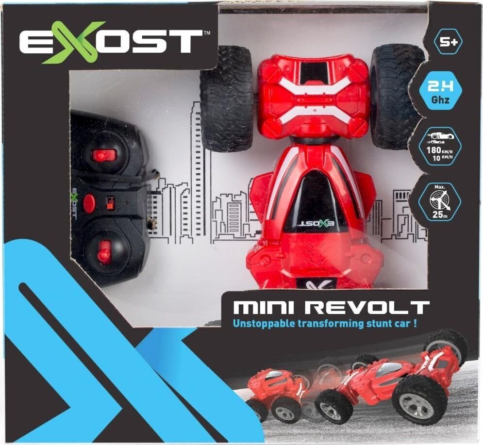 Exost Mini Revolt kaugjuhitav trikimasin, punane hind ja info | Poiste mänguasjad | kaup24.ee