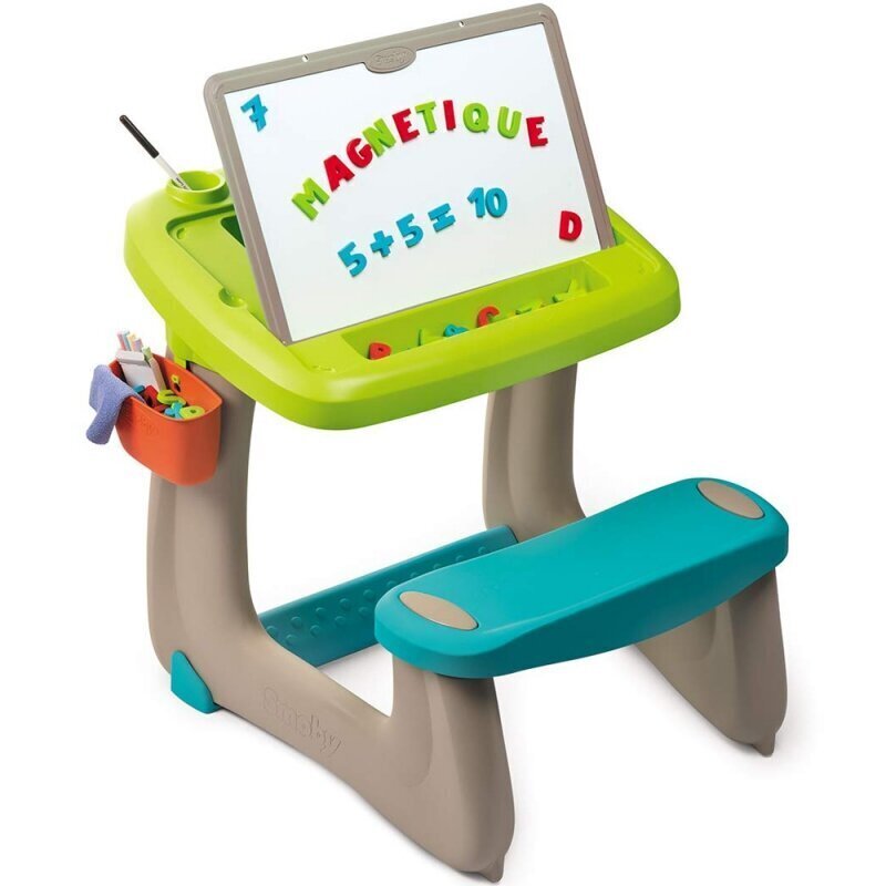 Väikelapse laud ja tool magnettahvliga Smoby цена и информация | Arendavad mänguasjad | kaup24.ee