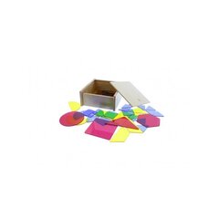 Набор полупрозрачных цветных тарелок MASTERKIDZ цена и информация | Развивающие игрушки | kaup24.ee