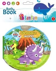 Погремушка BATH BOOK DINOSAUR WORLD цена и информация | Drewniana Wieża Piramida Kura Nakładanie Kolorowych Kwadratów LD-15 15276 | kaup24.ee