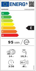Samsung DW60A6090BB цена и информация | Посудомоечные машины | kaup24.ee