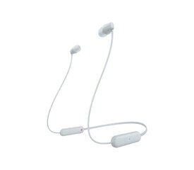 Juhtmevabad in-ear kõrvaklapid Sony WI-C100, valge - WIC100W.CE7 hind ja info | Sony Sisend ja väljundseadmed | kaup24.ee