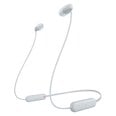 Juhtmevabad in-ear kõrvaklapid Sony WI-C100, valge - WIC100W.CE7