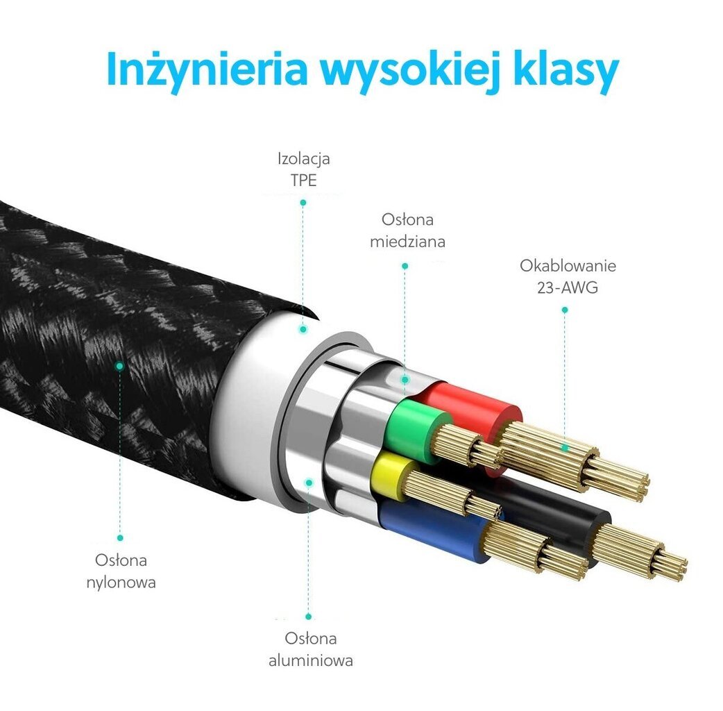 Choetech IP0039, USB-C/Lightning, 1.2 m hind ja info | Kaablid ja juhtmed | kaup24.ee