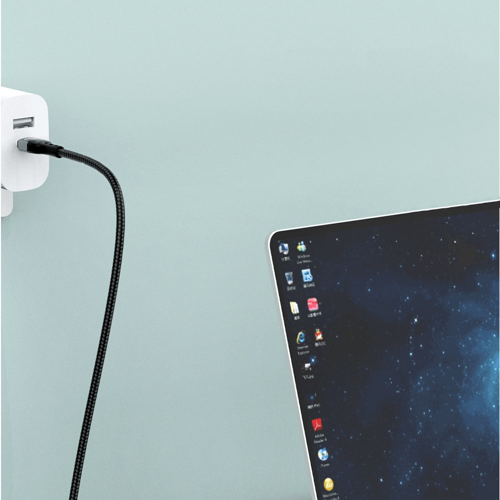 Dudao cable, USB Type C - USB Type C fast charging PD 100W, 1 m hind ja info | Mobiiltelefonide kaablid | kaup24.ee