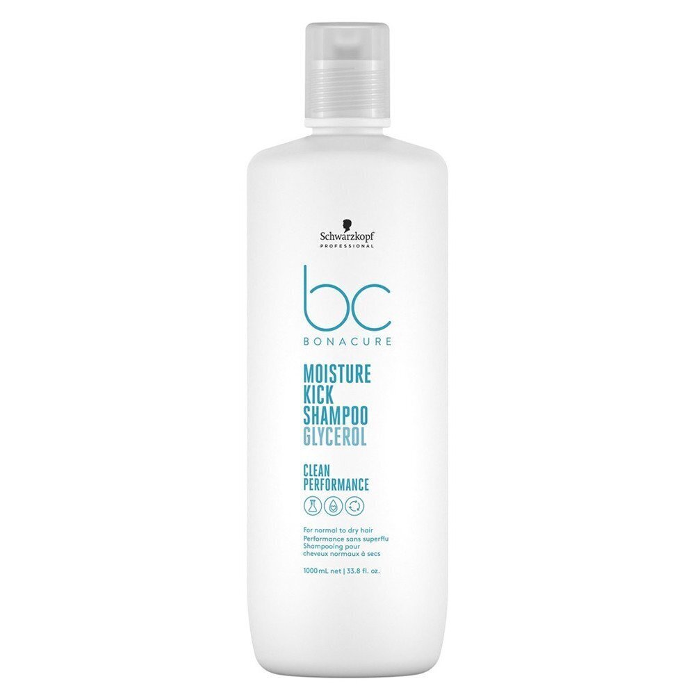 Šampoon Schwarzkopf Professional BC Moisture Kick Shampoo, 1000 ml hind ja info | Šampoonid | kaup24.ee