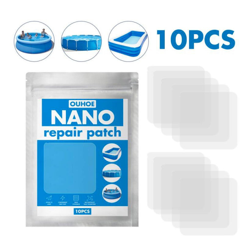 10 basseiniparandusplaastrit Super Nano hind ja info | Basseini puhastusvahendid | kaup24.ee