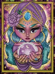 Teemantmosaiik Fortune Teller, 40x30 cm hind ja info | Teemantmaalid, teemanttikandid | kaup24.ee