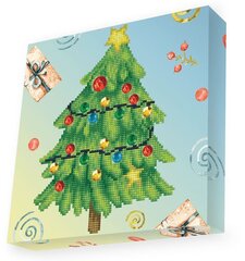 Teemantmosaiik Merry christmas tree, 28x28 cm цена и информация | Алмазная мозаика | kaup24.ee