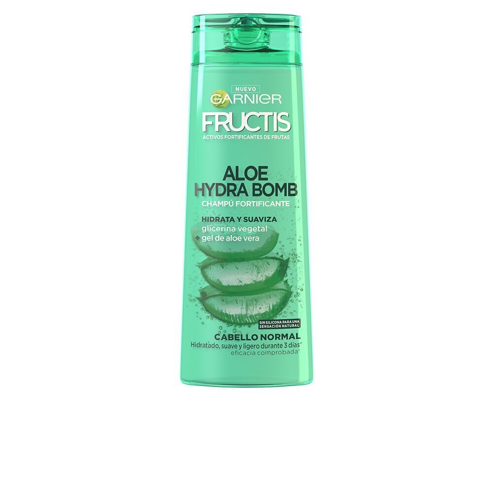 Tugevdav šampoon Aloe Hydra Bomb Fructis, 360 ml hind ja info | Šampoonid | kaup24.ee