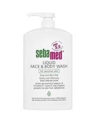 SebaMed Sensitive Skin Face & Body Wash гель для мытья 300 мл цена и информация | Масла, гели для душа | kaup24.ee