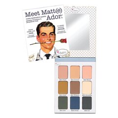 Палетка теней для век TheBalm Meet Matte Ador 21.6 г цена и информация | Тушь, средства для роста ресниц, тени для век, карандаши для глаз | kaup24.ee