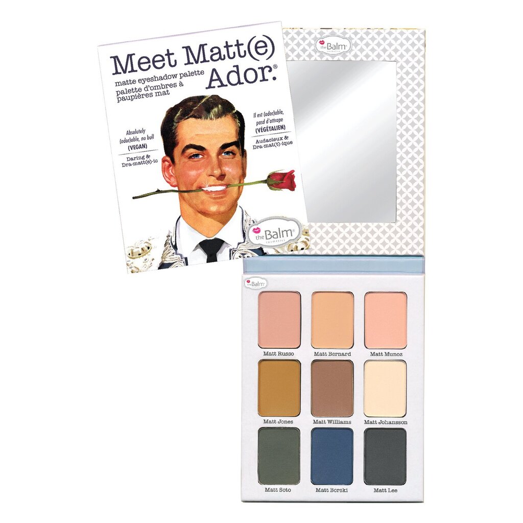 Lauvärvide palett TheBalm Meet Matte Ador 21,6 g цена и информация | Ripsmetušid, lauvärvid, silmapliiatsid, seerumid | kaup24.ee