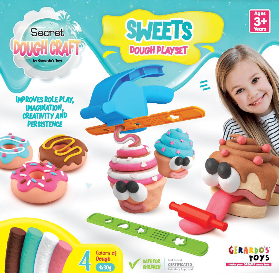 Gerardo's Toys voolimiskomplekt Dough Craft, 8 osa цена и информация | Arendavad mänguasjad | kaup24.ee