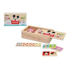 Деревянные кубики Woomax Disney Baby Domino, 28 дет. цена и информация | Развивающие игрушки и игры | kaup24.ee