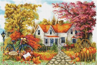 Teemantmosaiik Autumn days 61x90 cm hind ja info | Teemantmaalid, teemanttikandid | kaup24.ee