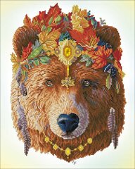 Teemantmosaiik Bohemian bear 41x51 cm цена и информация | Алмазная мозаика | kaup24.ee