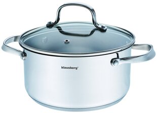 Pott Klausberg 3,3 L KB-7213 цена и информация | Кастрюли, скороварки | kaup24.ee