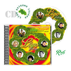 Valik populaarseid Läti LĪGO laule, CD Līgo Latvija hind ja info | Vinüülplaadid, CD, DVD | kaup24.ee