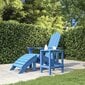 vidaXL aialaud Adirondack, sinine, 38 x 38 x 46 cm, HDPE hind ja info | Aialauad | kaup24.ee