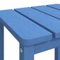 vidaXL aialaud Adirondack, sinine, 38 x 38 x 46 cm, HDPE цена и информация | Aialauad | kaup24.ee