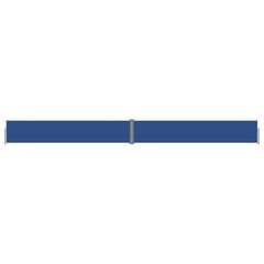 vidaXL lahtitõmmatav külgsein, sinine, 117 x 1200 cm цена и информация | Зонты, маркизы, стойки | kaup24.ee