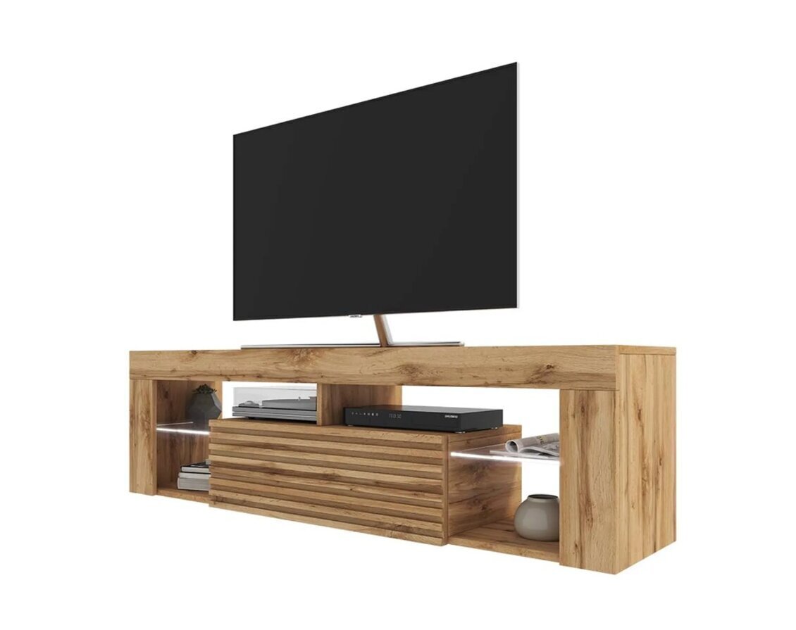 TV-laud Selsey Bianko 3D LED, pruun цена и информация | TV alused | kaup24.ee