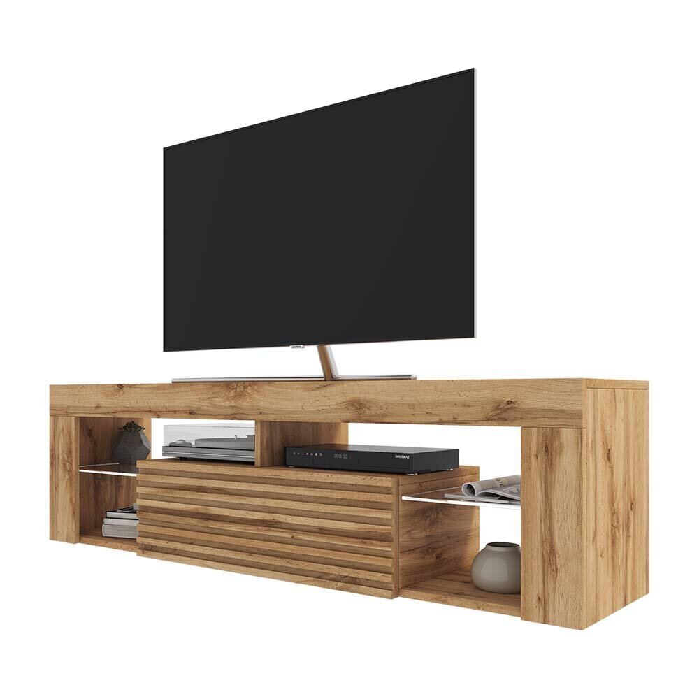 TV-laud Selsey Bianko 3D, pruun hind ja info | TV alused | kaup24.ee