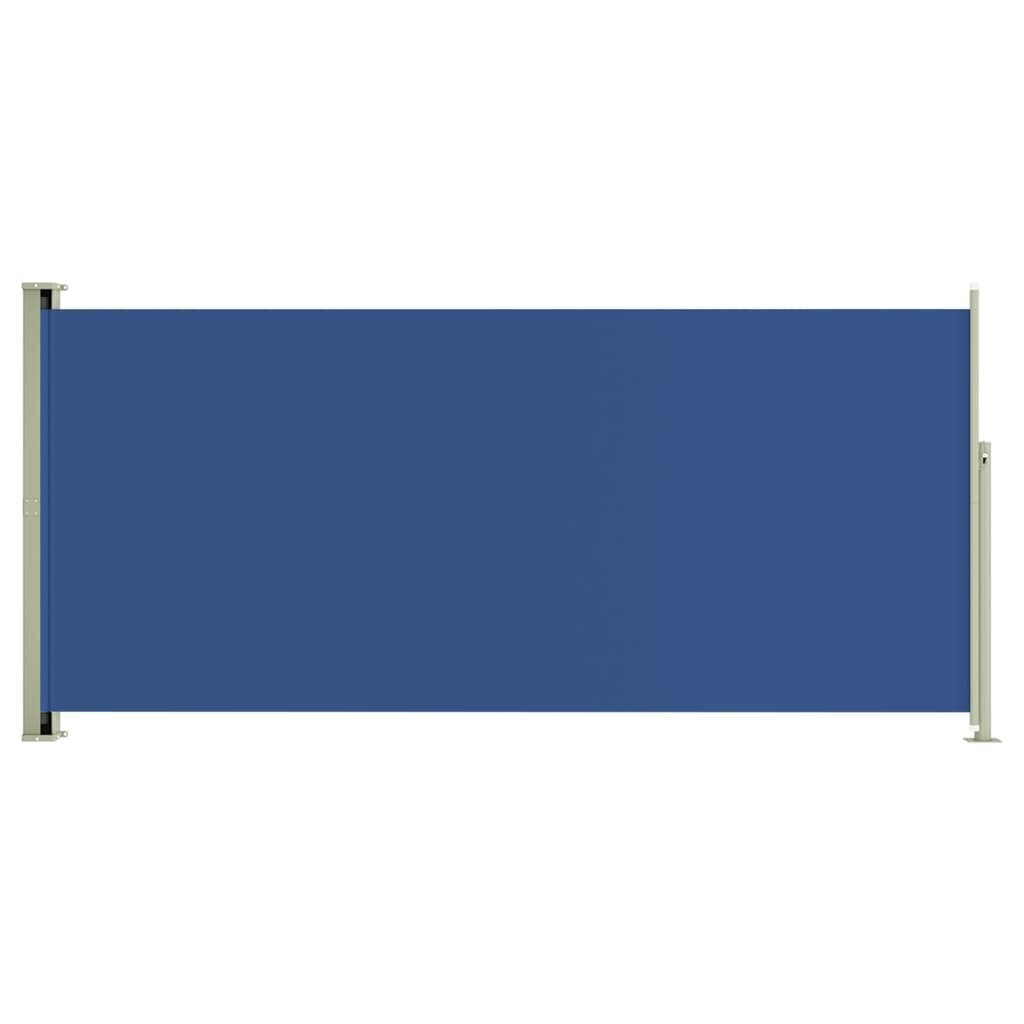vidaXL lahtitõmmatav terrassi külgsein, 140 x 300 cm, sinine hind ja info | Päikesevarjud, markiisid ja alused | kaup24.ee