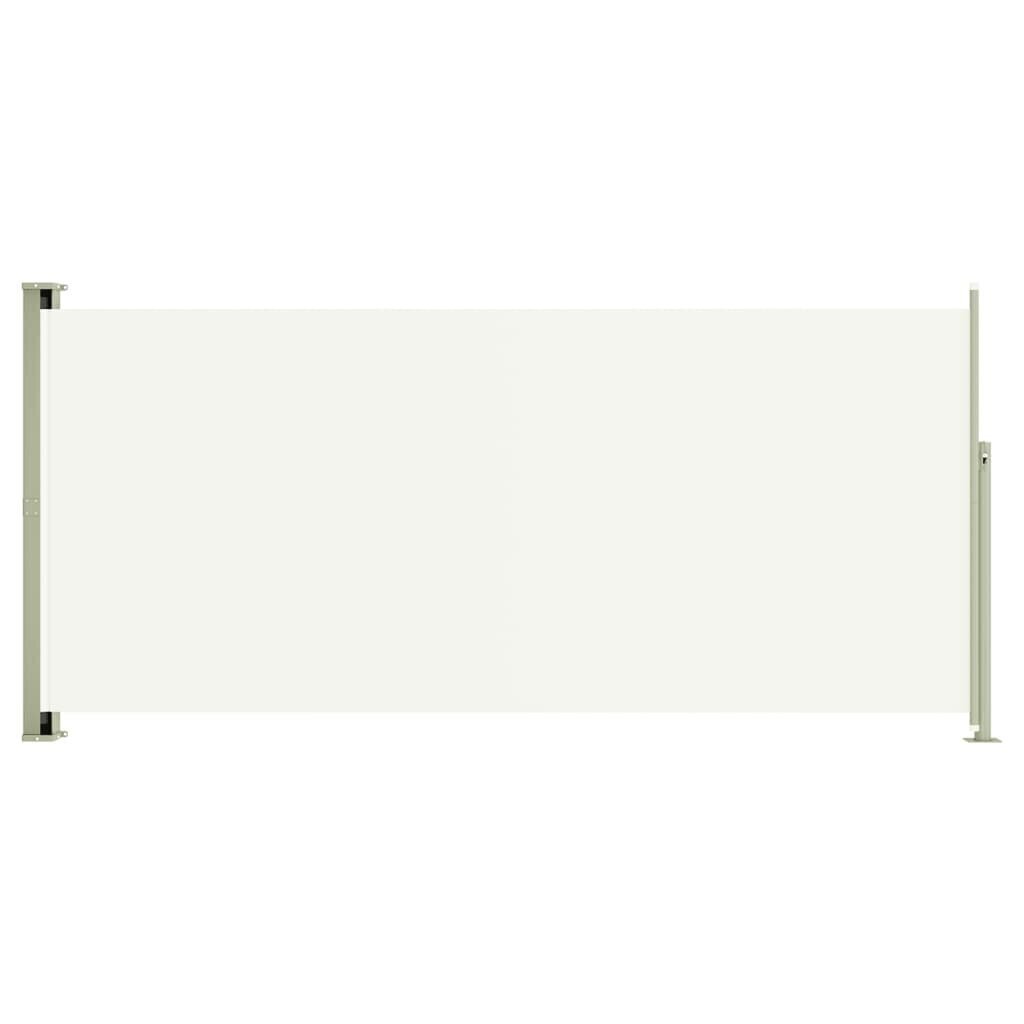 vidaXL lahtitõmmatav terrassi külgsein, 140 x 300 cm, kreemjas цена и информация | Päikesevarjud, markiisid ja alused | kaup24.ee
