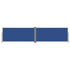 vidaXL lahtitõmmatav külgsein, sinine, 140 x 600 cm hind ja info | Päikesevarjud, markiisid ja alused | kaup24.ee