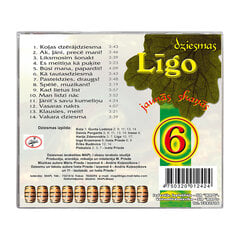 Valik populaarseid Läti LĪGO laule - Cd Līgo dziesmas Jaunās Skaņās 6 hind ja info | Vinüülplaadid, CD, DVD | kaup24.ee