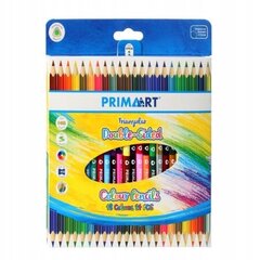 Карандаши DOUBLE-SIDED TRIANGULAR COLOUR PENCILS 24 шт., 48 цветов цена и информация | Канцелярские товары | kaup24.ee