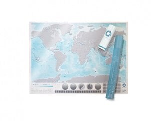 Maailmakaart kraabitav Ookean hind ja info | Maailmakaardid | kaup24.ee