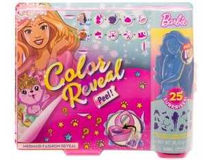 Barbie Color Reveal nukk Merineitsi lemmikloomaga hind ja info | Tüdrukute mänguasjad | kaup24.ee