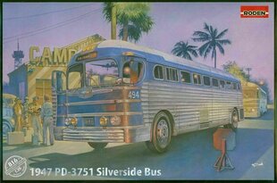 Liimimismudel Roden 816 1947 PD-3751 Silverside Bus 1/35 hind ja info | Liimitavad mudelid | kaup24.ee