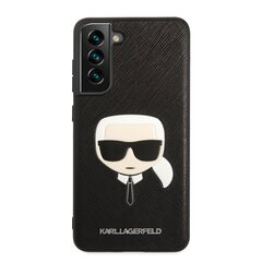 Karl Lagerfeld PU Saffiano Karl Head Case for Samsung Galaxy S21 FE 5G Black hind ja info | Telefoni kaaned, ümbrised | kaup24.ee