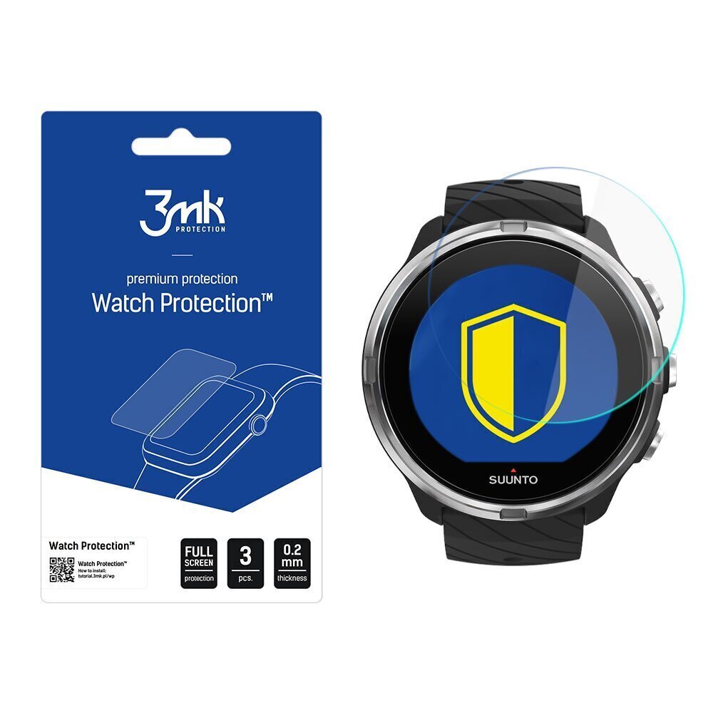 Suunto 9 OW183 - 3mk Watch Protection™ v. FlexibleGlass Lite screen protector цена и информация | Nutikellade ja nutivõrude tarvikud | kaup24.ee