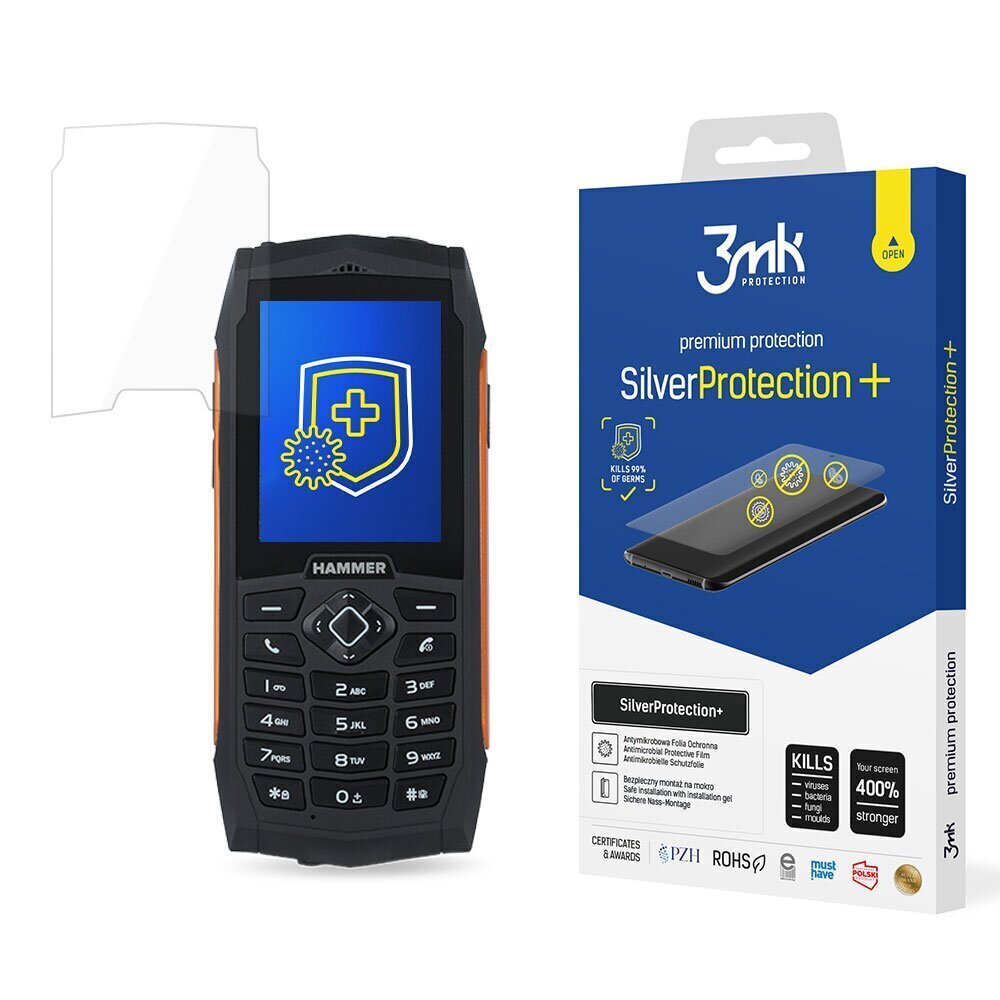 MyPhone Hammer 3/3 Plus - 3mk SilverProtection+ screen protector hind ja info | Ekraani kaitsekiled | kaup24.ee