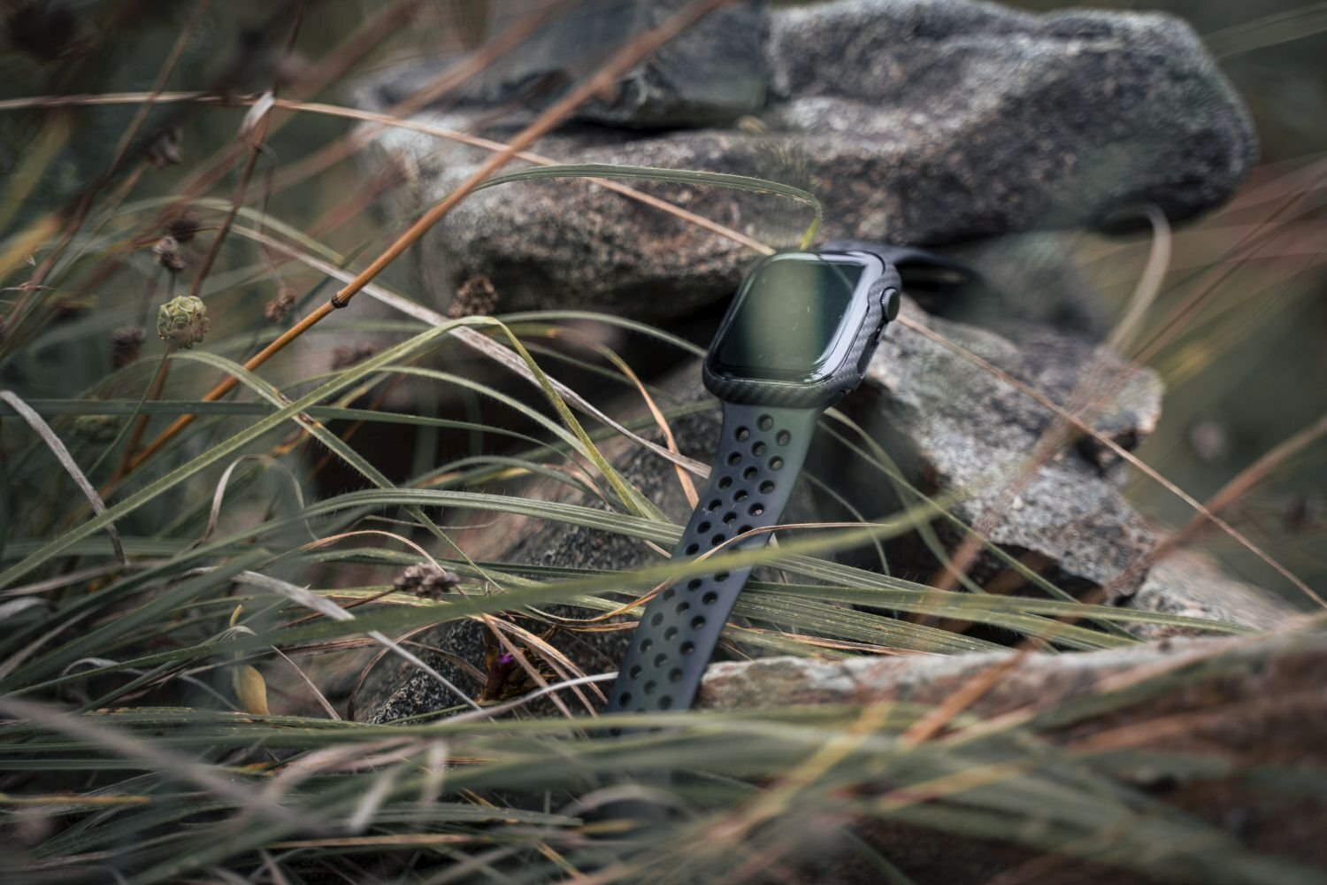 Tactical Zulu Aramid Apple Watch 7 45mm Black hind ja info | Nutikellade ja nutivõrude tarvikud | kaup24.ee