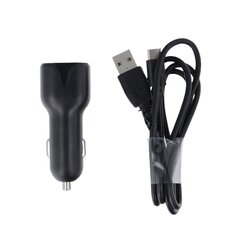 Maxlife MXCC-01 car charger 1x USB 2.1A black + USB-C cable цена и информация | Автомобильные электропринадлежности 12V | kaup24.ee