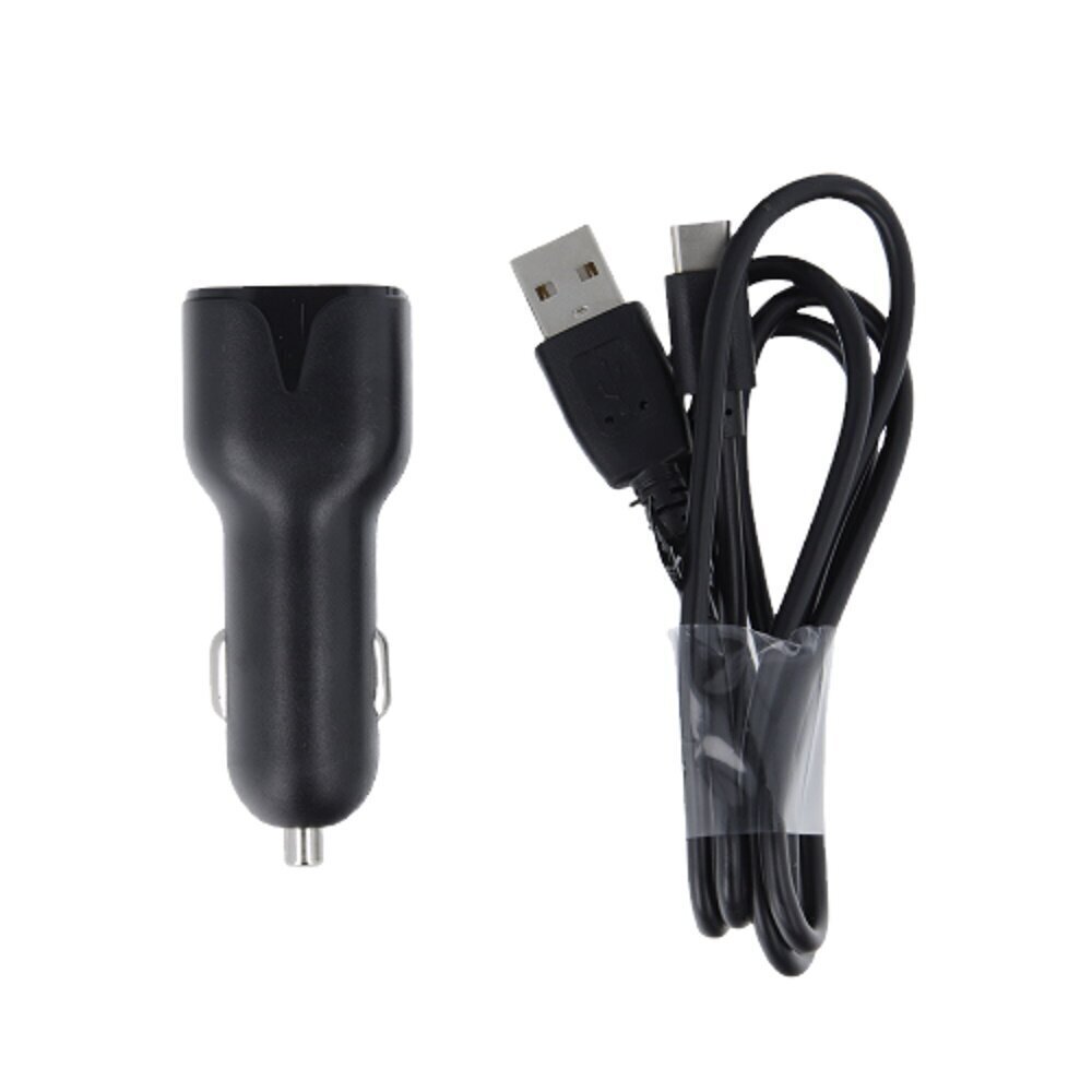 Maxlife MXCC-01 car charger 1x USB 2.1A black + USB-C cable hind ja info | Turvasüsteemid ja 12V seadmed | kaup24.ee