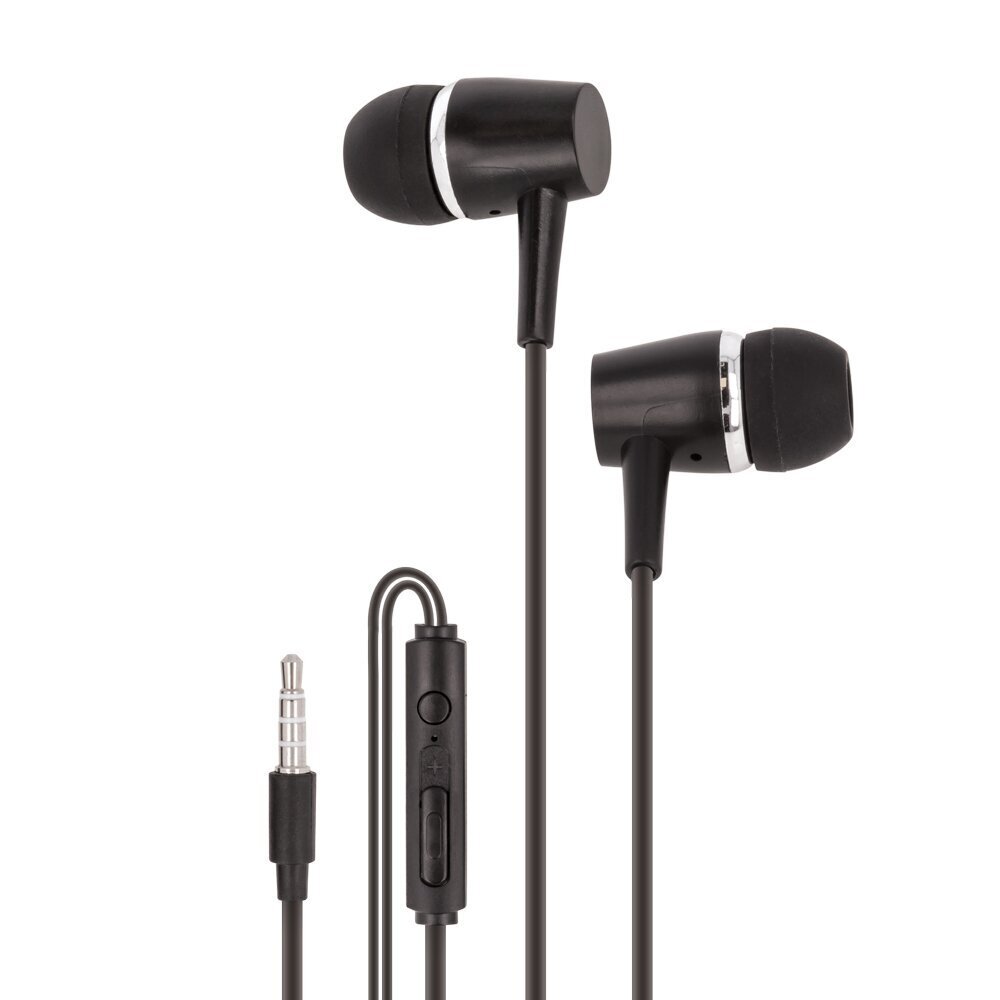 Setty wired earphones black hind ja info | Kõrvaklapid | kaup24.ee