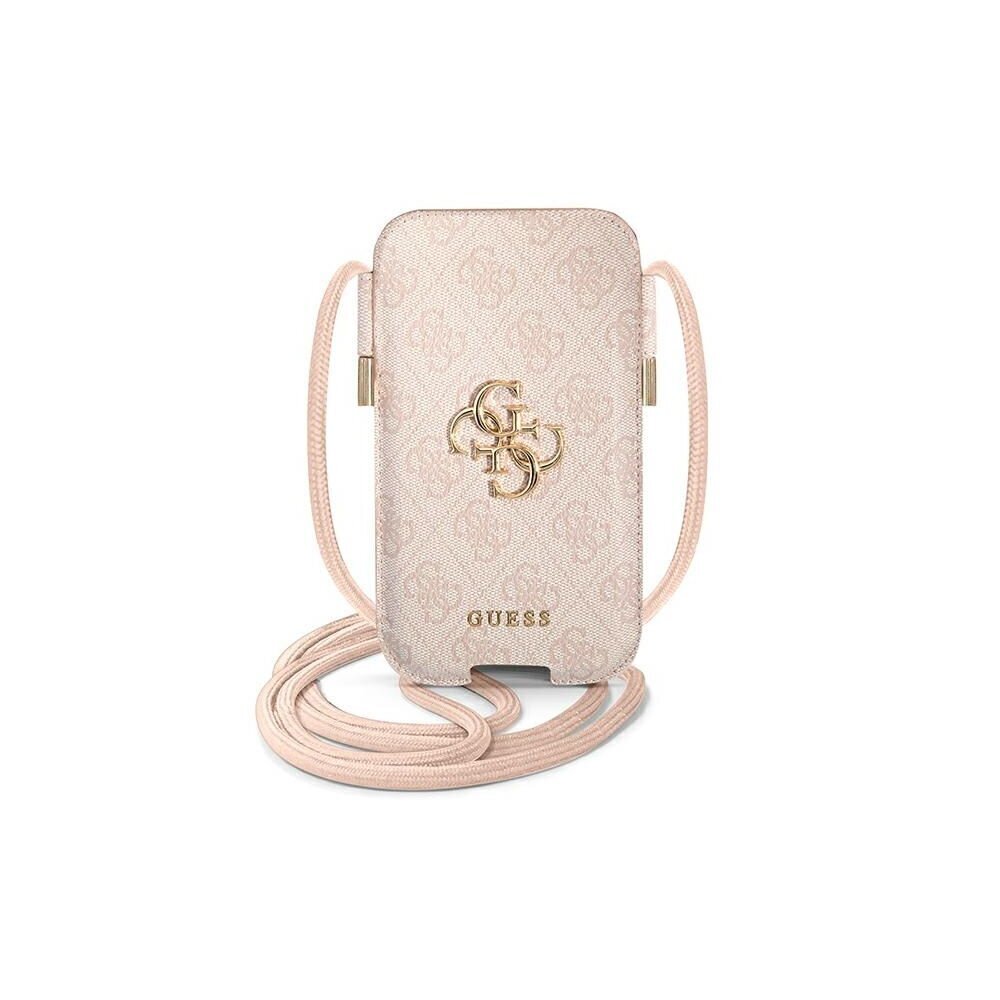 Guess smartphone purse 6,7" GUPHL4GMGPI pink 4G Big Metal Logo GUPHL4GMGPI цена и информация | Telefoni kaaned, ümbrised | kaup24.ee