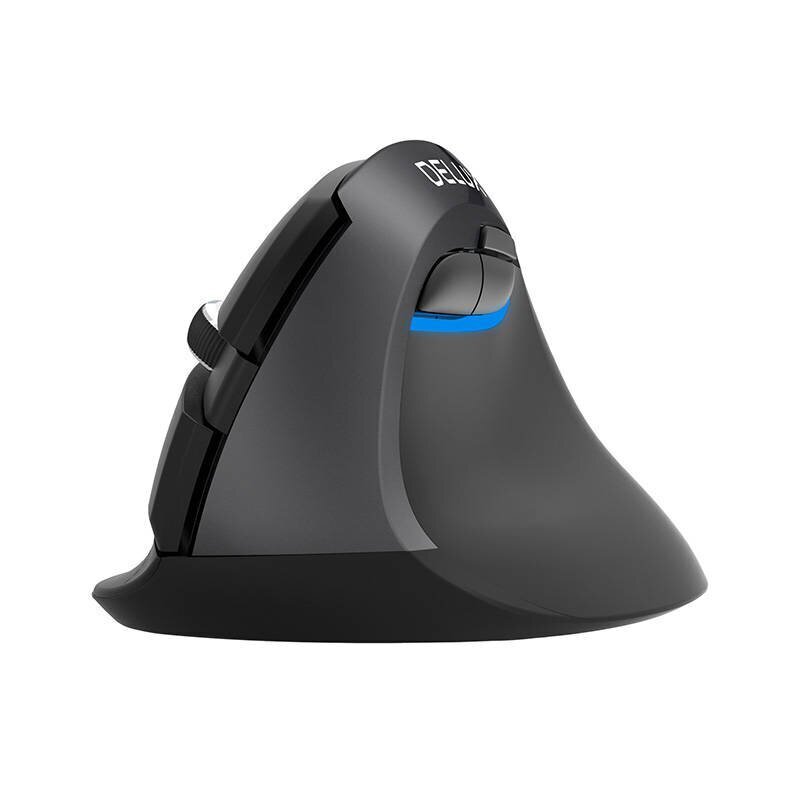 Wireless Vertical Mouse Delux M618Mini DB BT+2.4G 2400DPI (black) цена и информация | Hiired | kaup24.ee