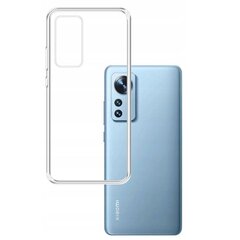 Fusion Ultra tagumine ümbris 0,3 mm Protect silikoonist ümbris Xiaomi 12 5G / 12X 5G läbipaistvale hind ja info | Telefoni kaaned, ümbrised | kaup24.ee