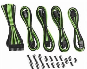 CableMod 8+6 Series Classic ModMesh Sleeved Cable Extension Kit Green цена и информация | Кабели и провода | kaup24.ee