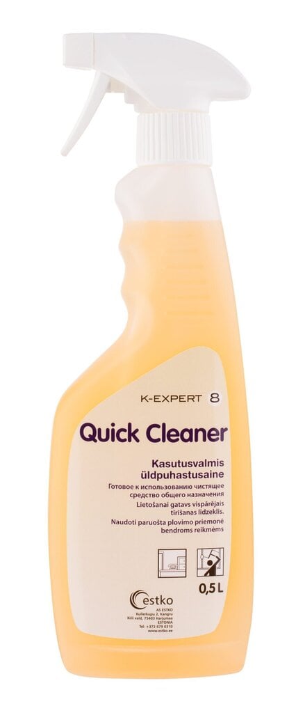 Universaalne pinnapuhastusvahend - Quick Cleaner, 500ml. hind ja info | Puhastusvahendid | kaup24.ee