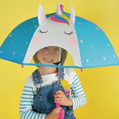 3D волшебный зонт, Единорог цена и информация | Аксессуары для детей | kaup24.ee